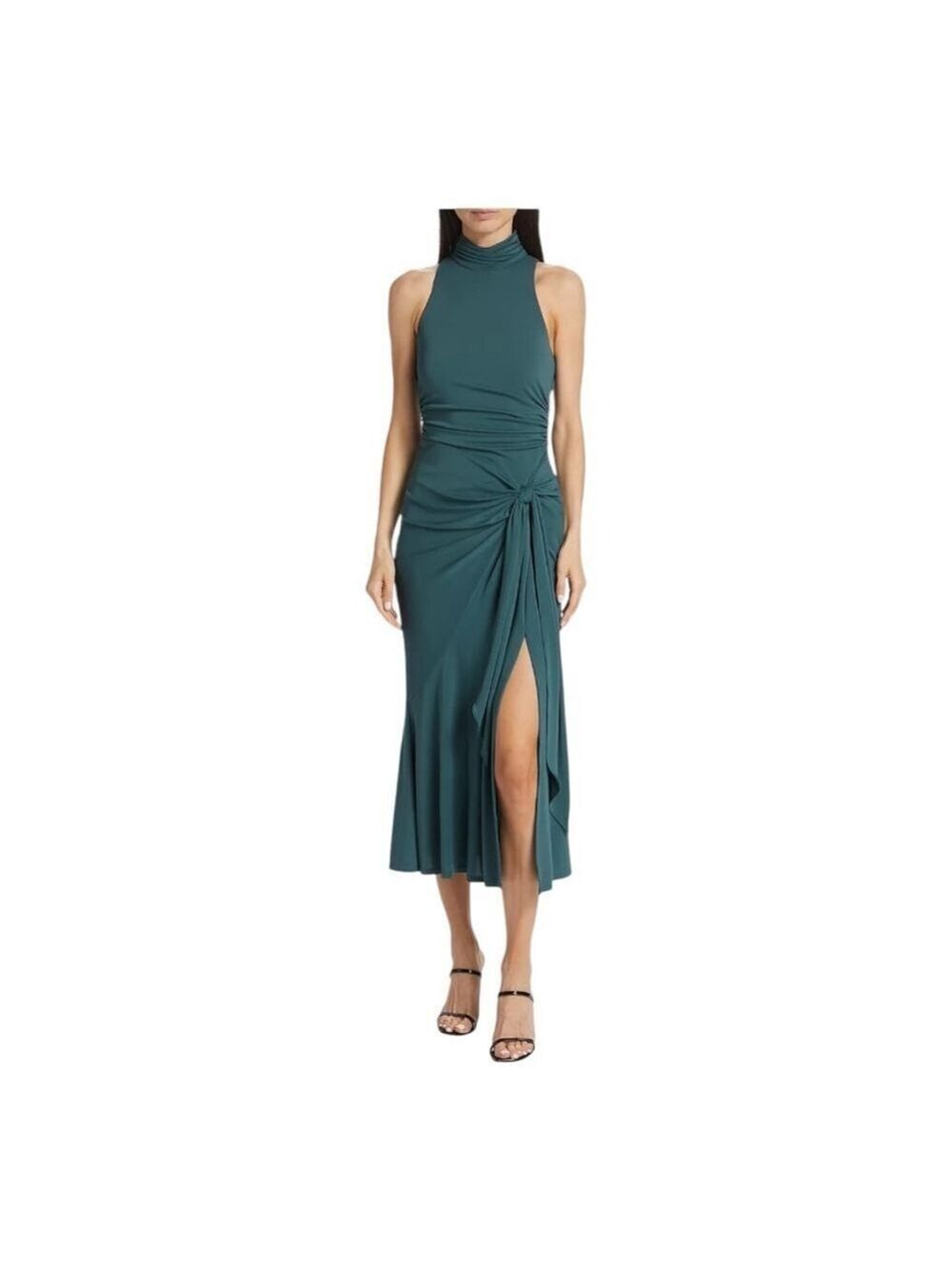 Cinq a Sept Green Rori Midi Dress Size 14 - Picture 2 of 13